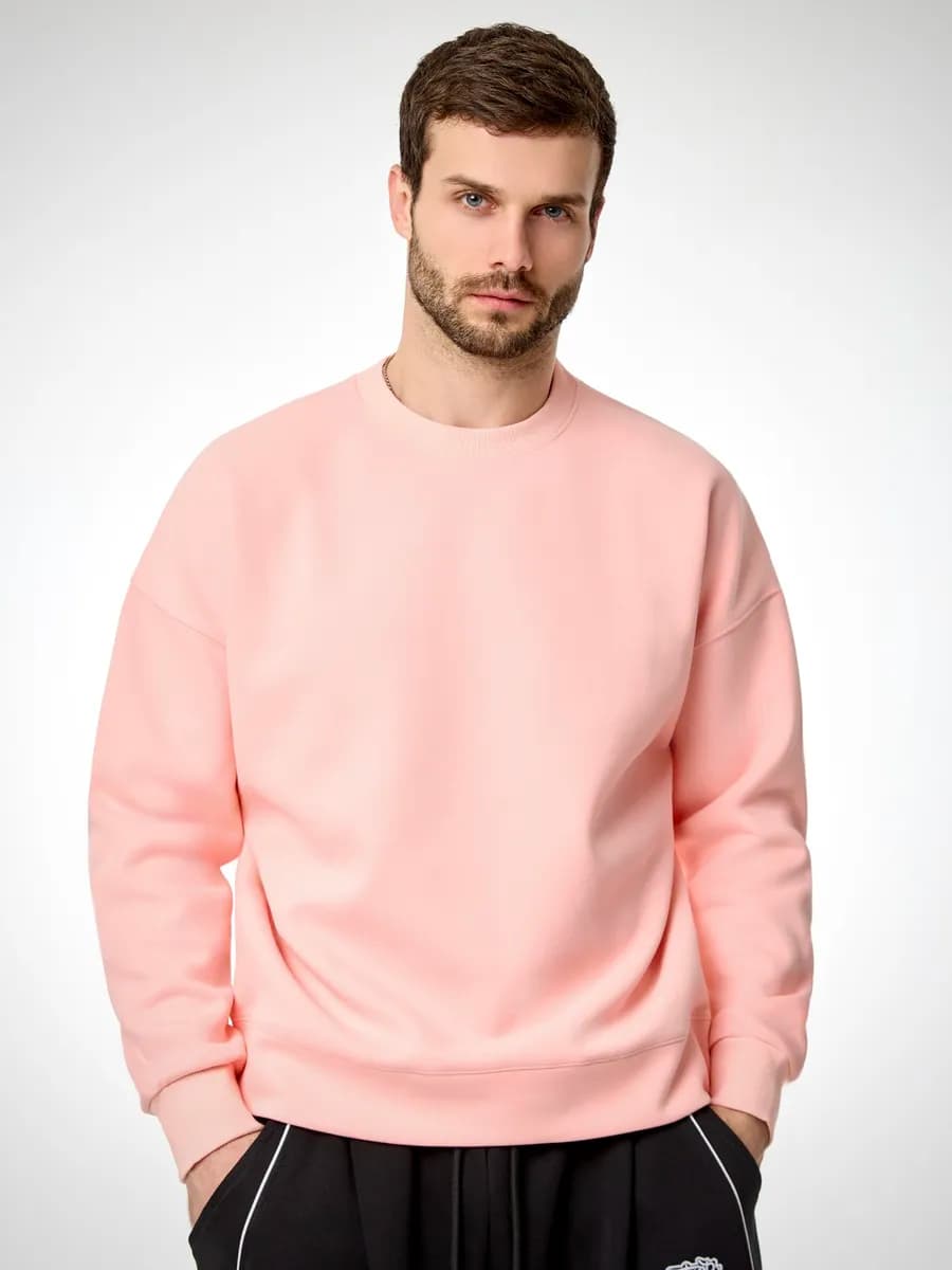 Свитшот оверсайз без начеса