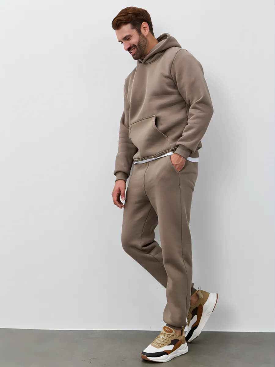 Спортивный костюм теплый с начесом