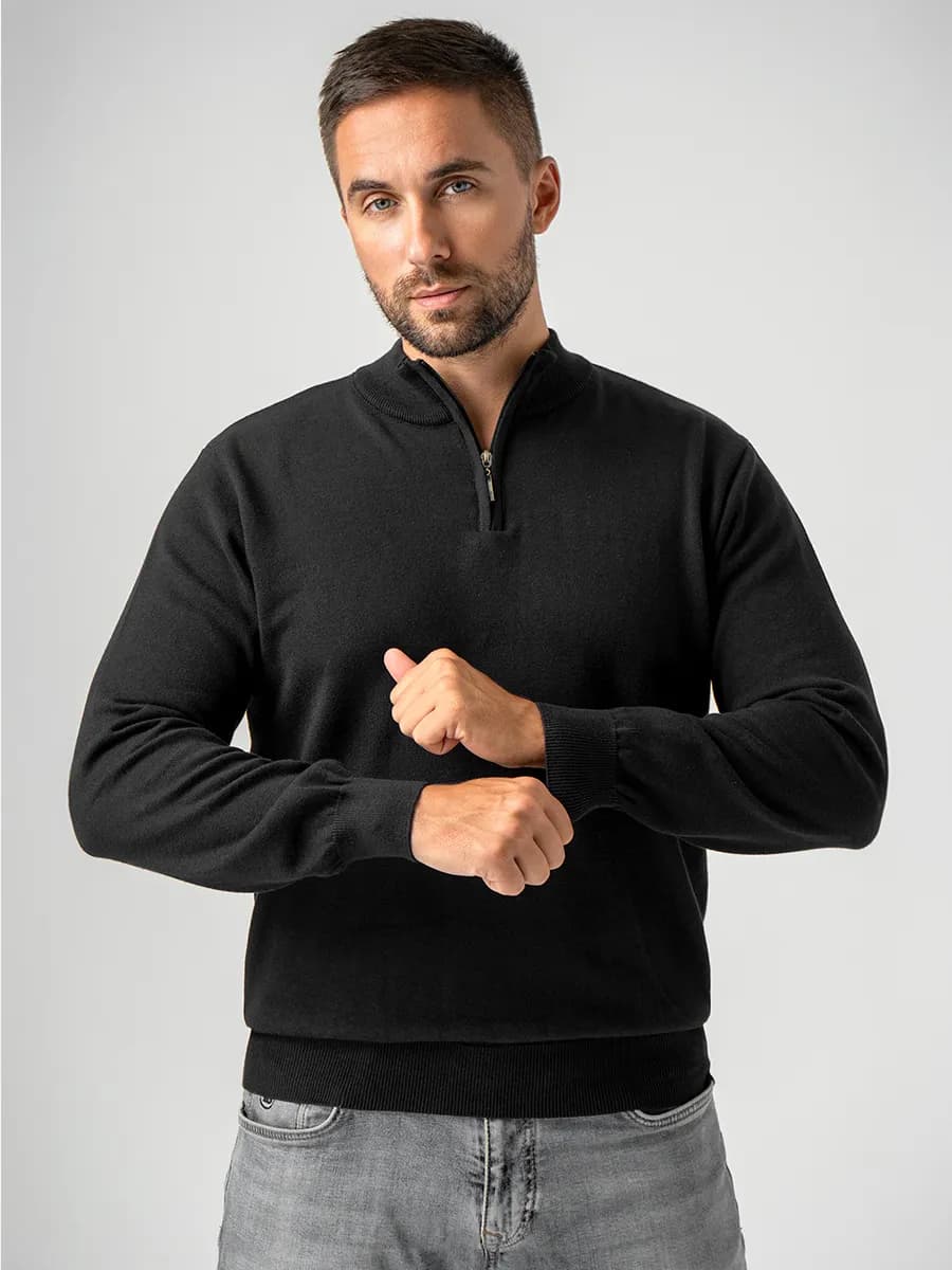 Джемпер на молнии классический