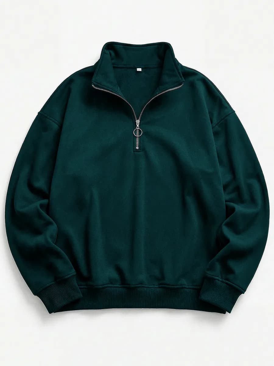 Кофта полузамок на флисе