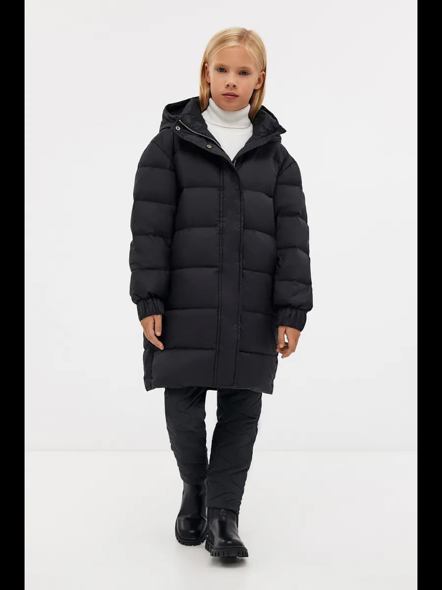 Пуховик с варежками в комплекте