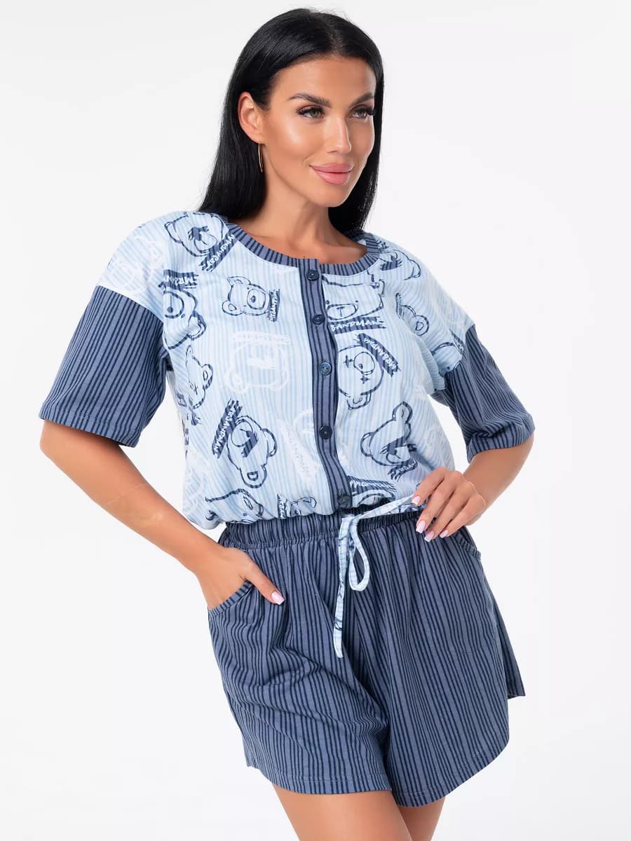 Комбинезон домашний пижамный - фото 1