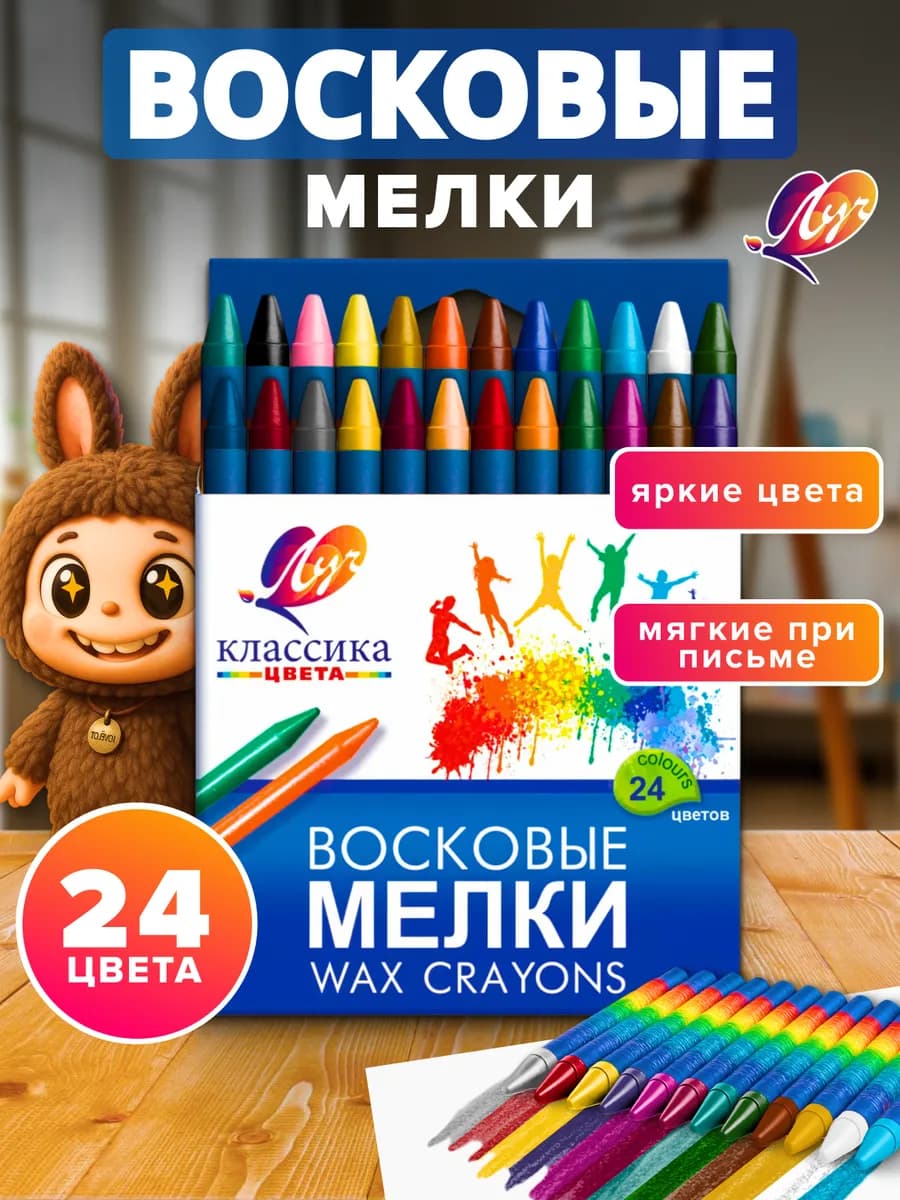 Восковые мелки для рисования
