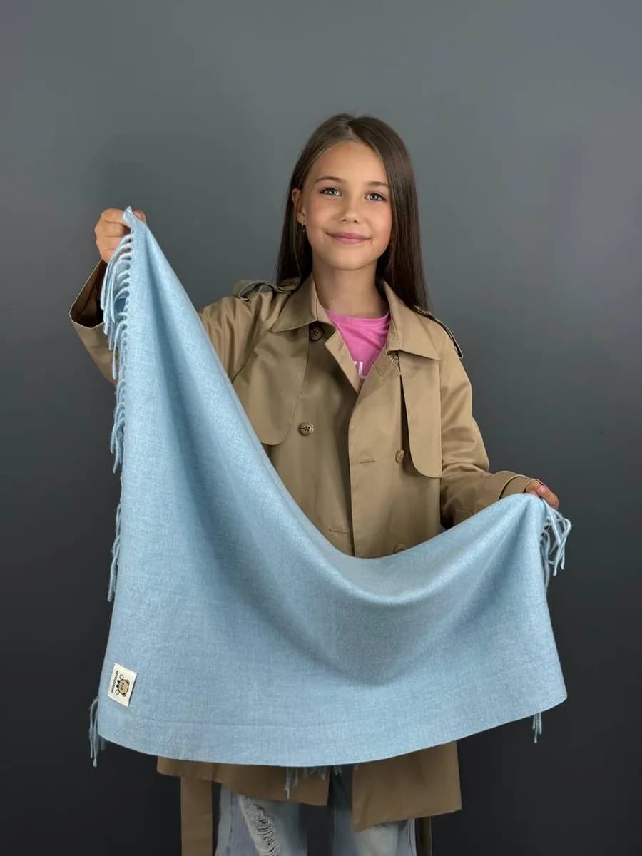 Платок на голову кашемир теплый