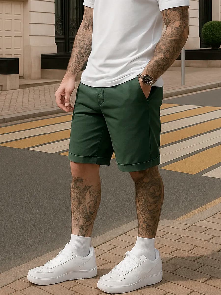 Шорты летние джинсовые классические