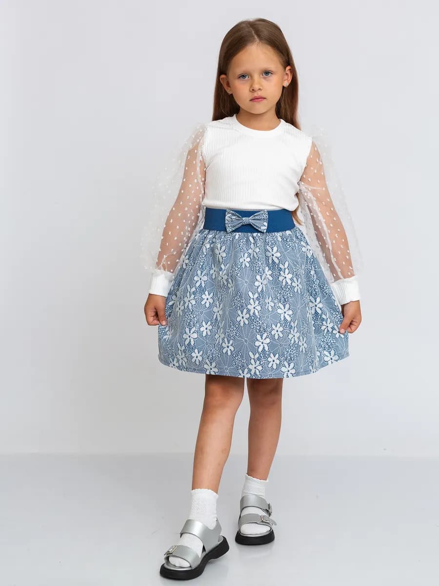 Юбка на резинке в детский сад - фото 1