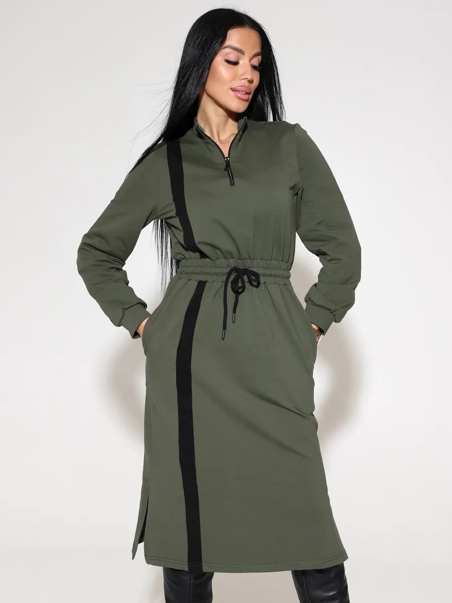 Платье повседневное трикотажное