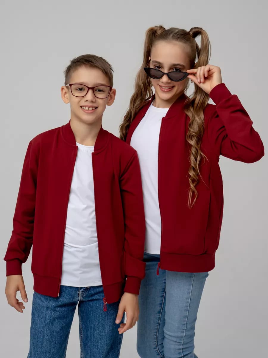 Кофта школьная на молнии