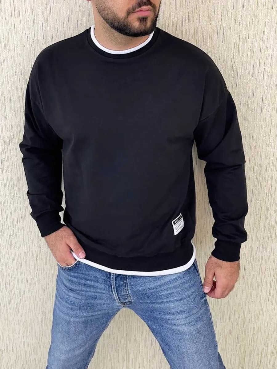 Свитшот без капюшона