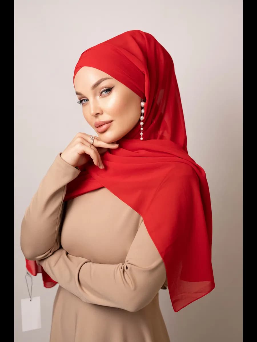 Платок готовый мусульманский на голову