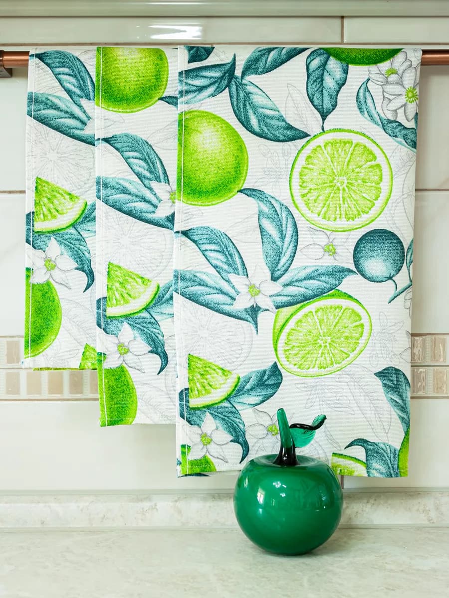 Полотенца кухонные набор 3 шт 46x60 см хлопок