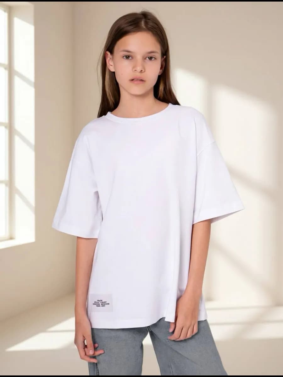 Футболка премиум подростковая оверсайз