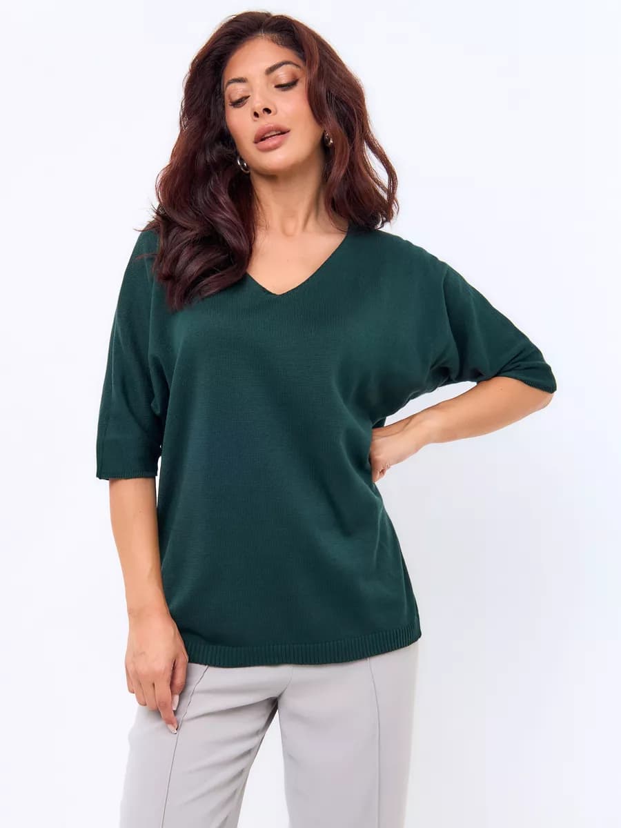 Джемпер оверсайз хлопковый