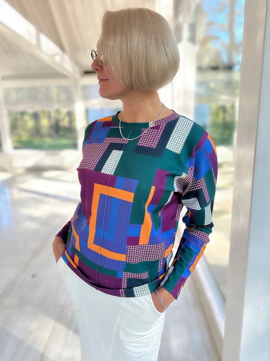 Джемпер тонкий оверсайз большого размера кофта