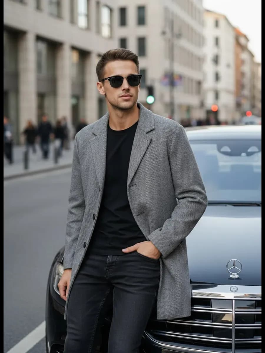 Пальто зимнее оверсайз