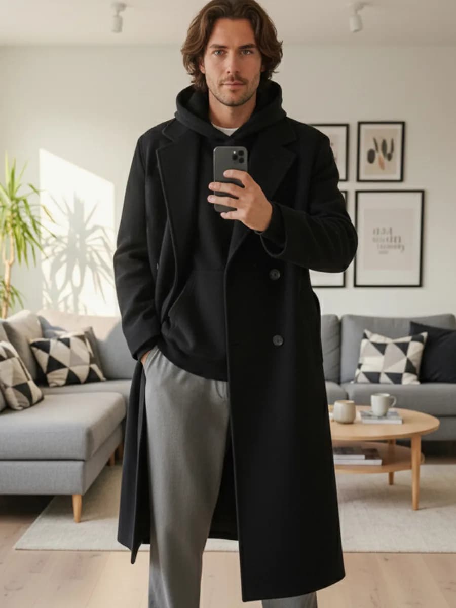 Пальто демисезонное оверсайз