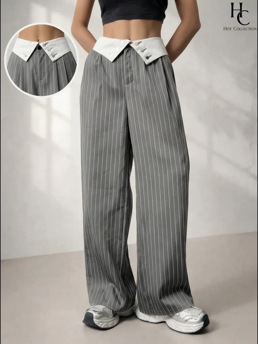 Брюки в полоску