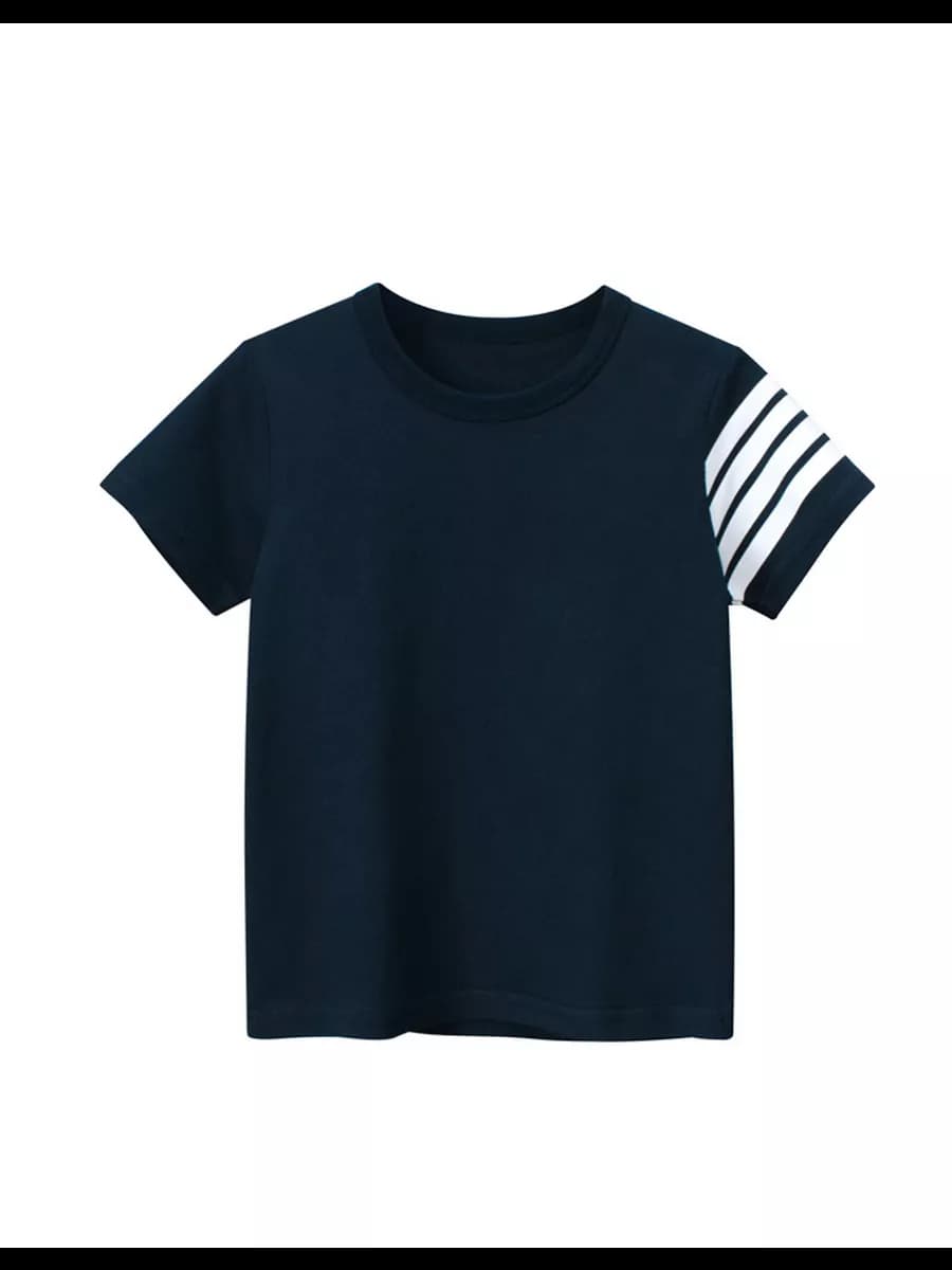 Футболка базовая синяя - фото 1