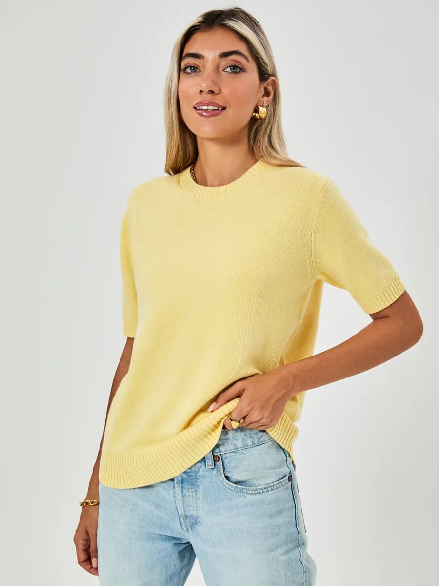 Джемпер с коротким рукавом