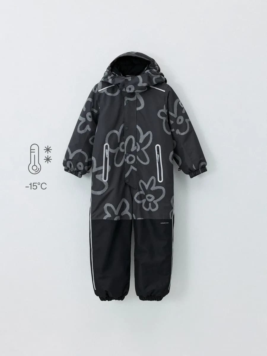 Зимний комбинезон с внутренними лямками мембранный