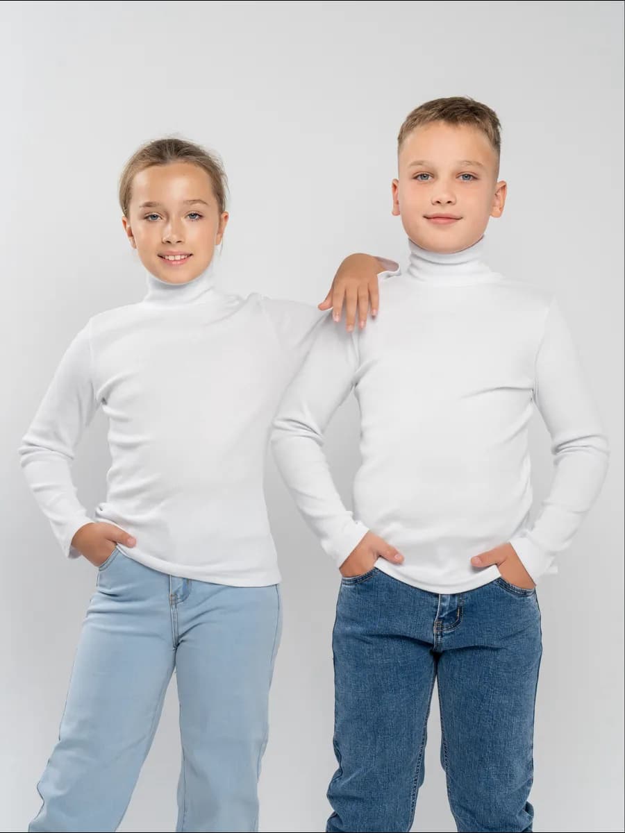 Водолазка школьная с высоким горлом - фото 1
