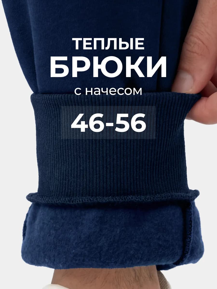 Спортивные штаны с начесом теплые джоггеры