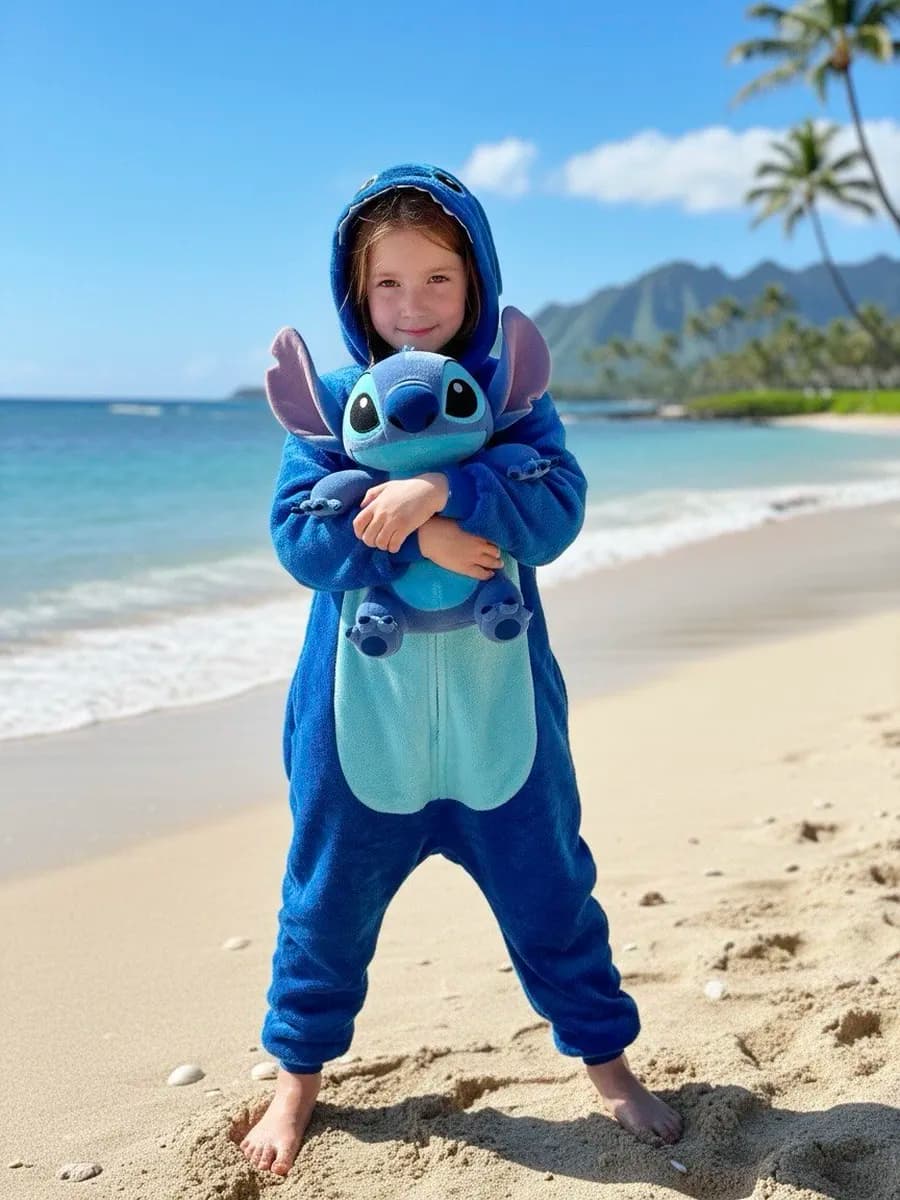 кигуруми пижама для детей стич