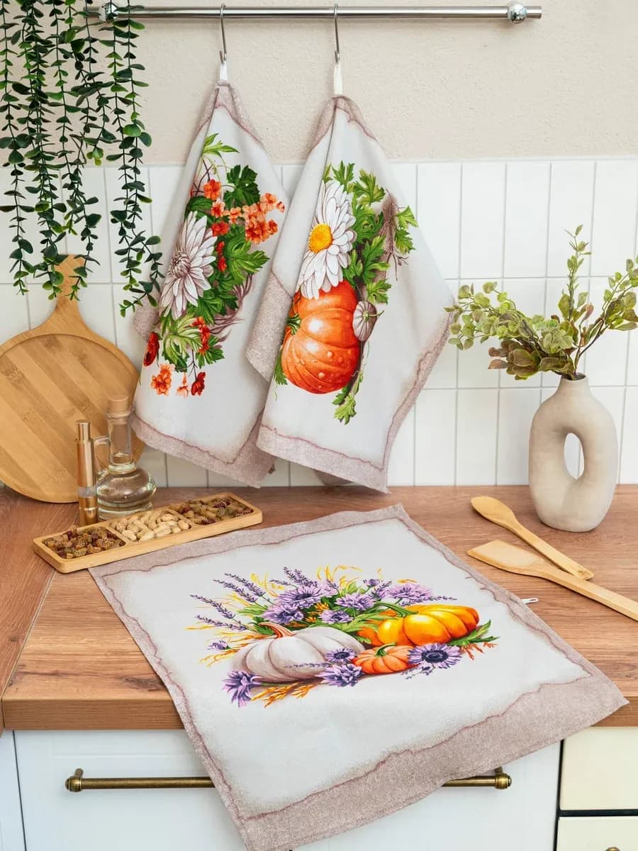 Полотенце кухонное набор 3 шт