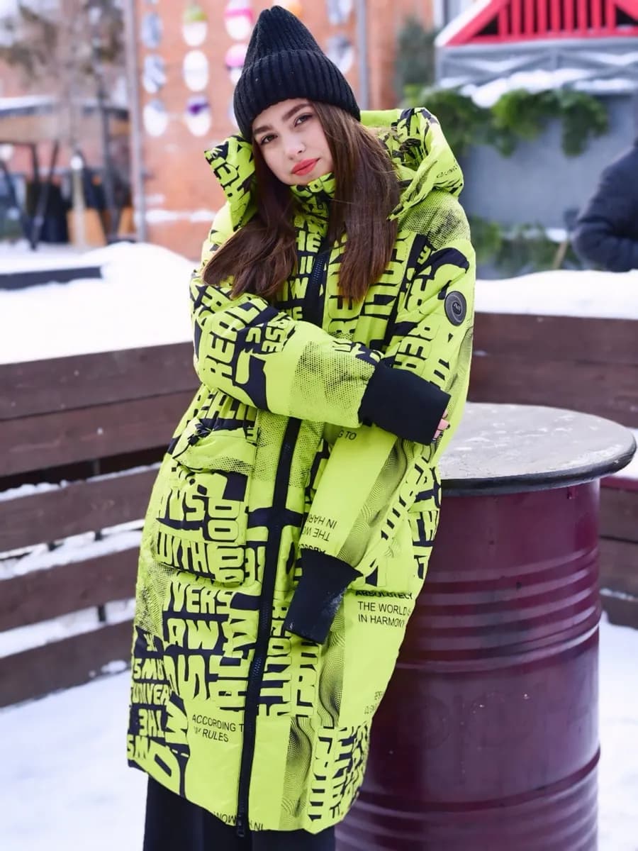 Пальто зимнее на флисе