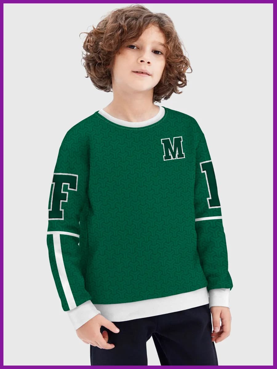 Свитшот оверсайз с ярким принтом лонгслив