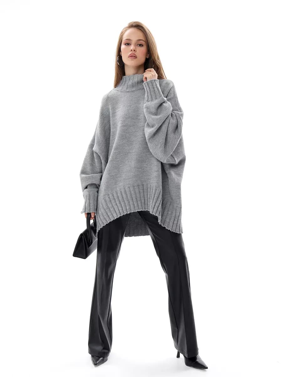 Свитер оверсайз вязаный