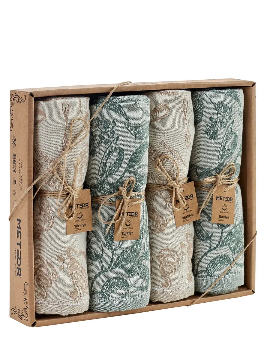 Полотенце кухонное набор 4 шт 50x60 см с петелькой