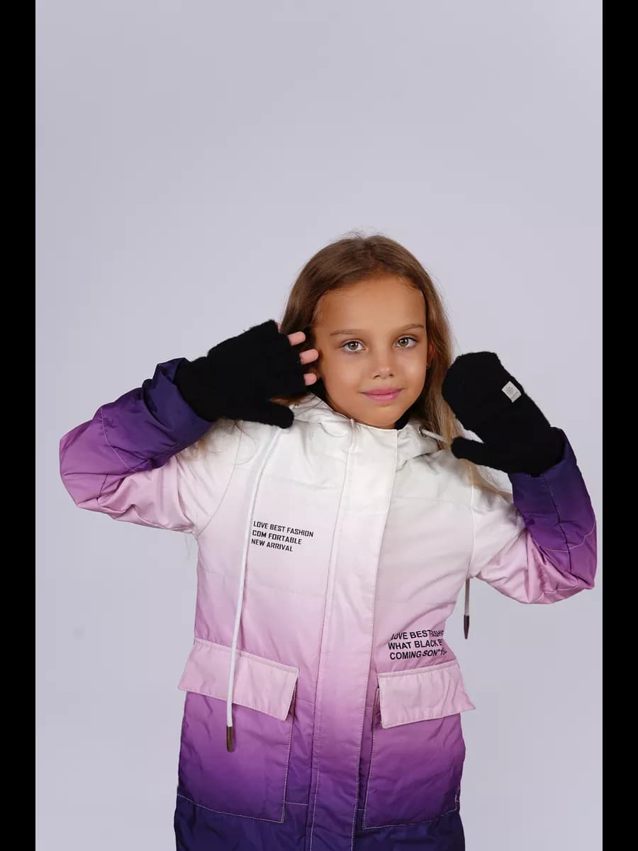 перчатки-варежки детские без пальцев, женские, митенки