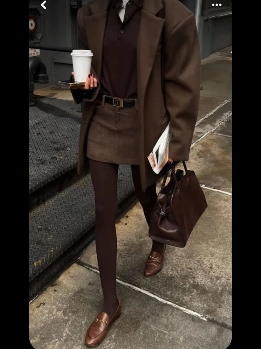 Колготки коричневые плотные 100 den