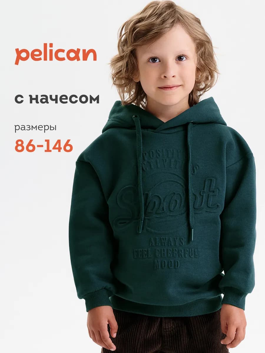 Худи с начесом для мальчика