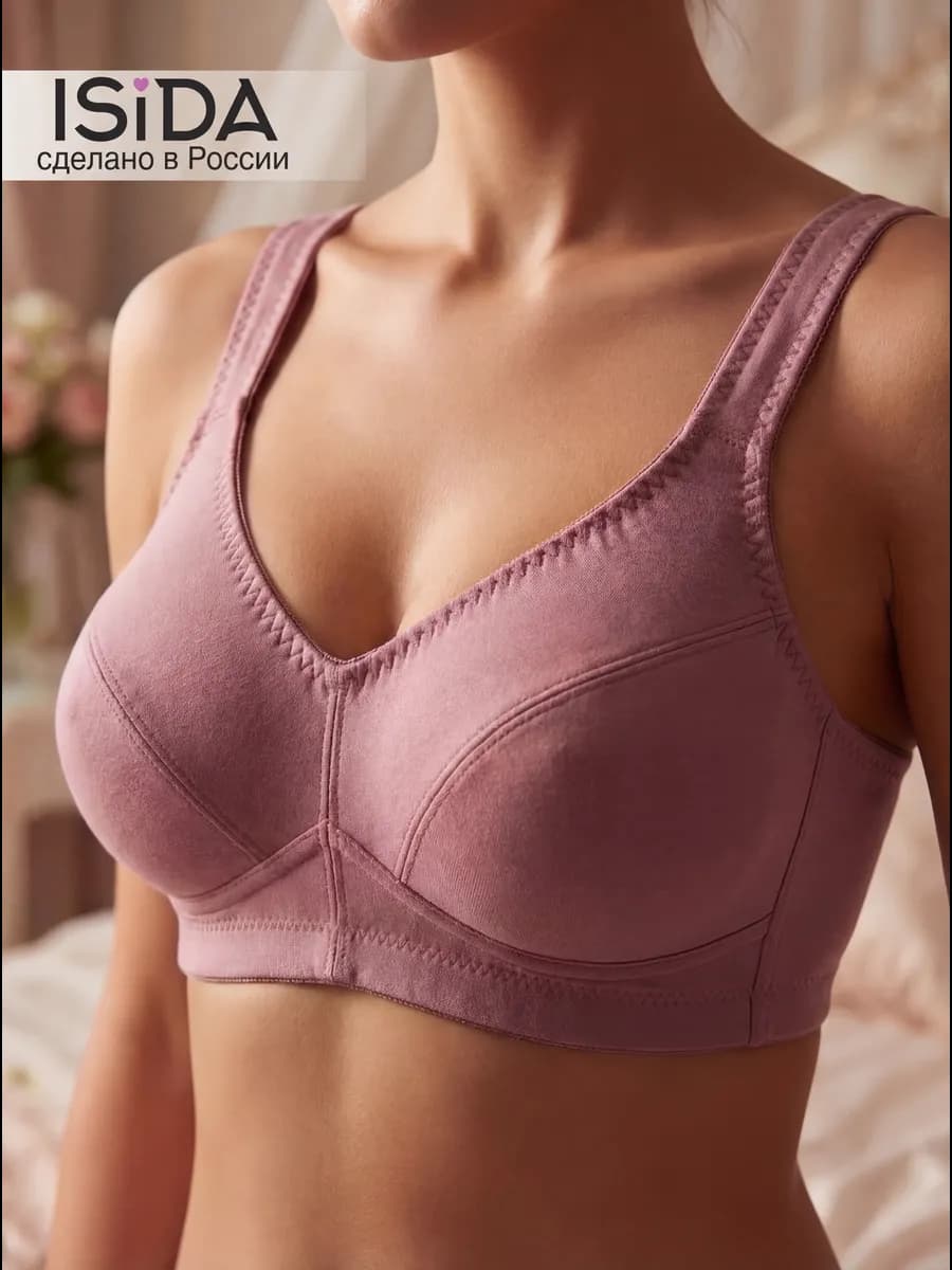 Бюстгальтер без косточек хлопок