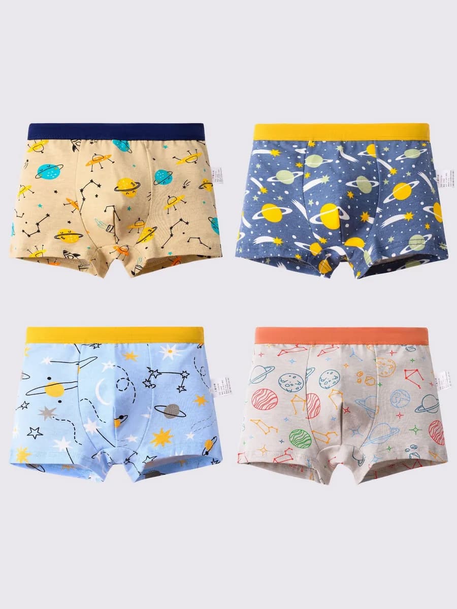 Трусы боксеры набор 4 штуки