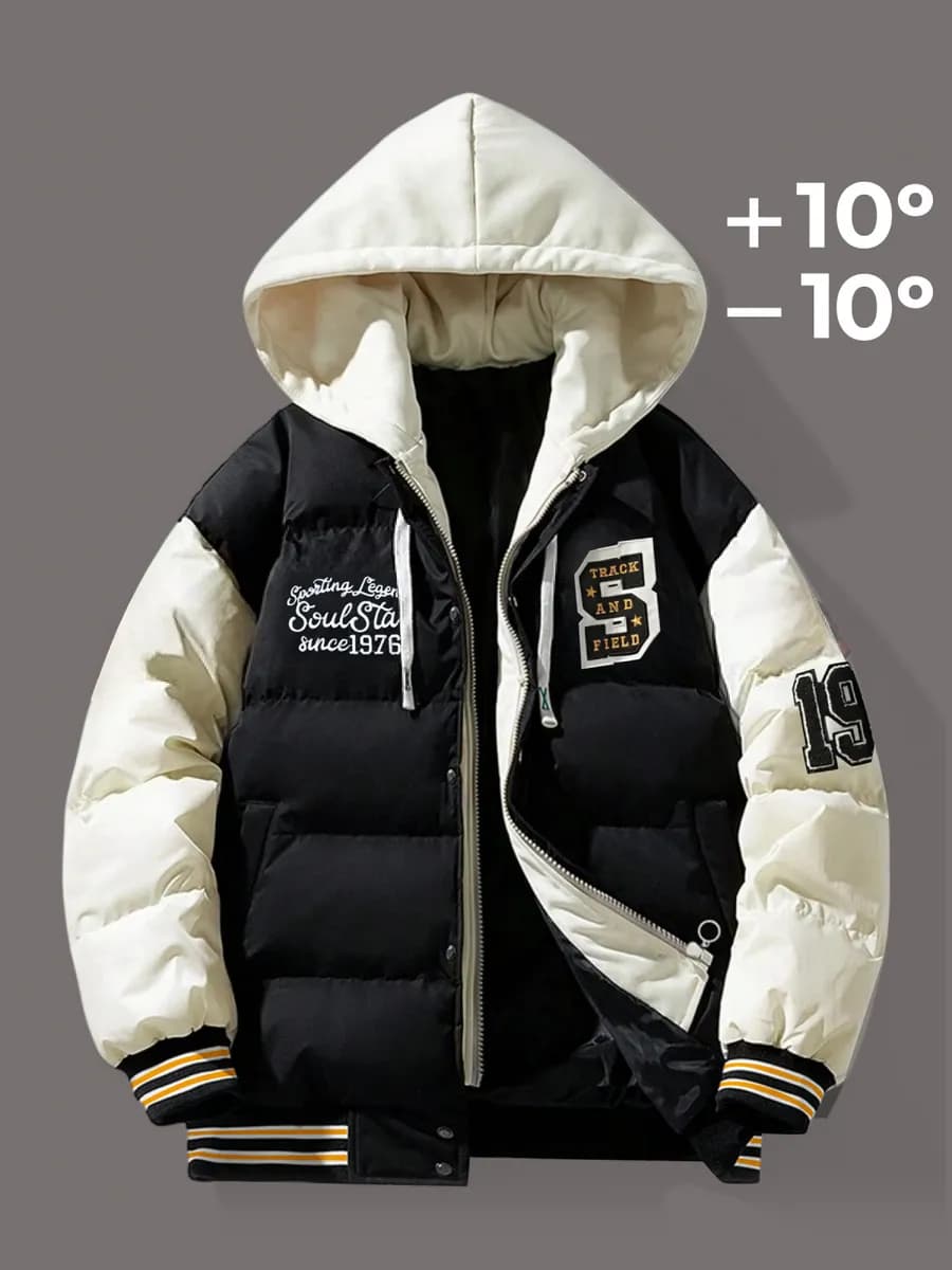 Бомбер оверсайз утепленный зимний куртка y2k