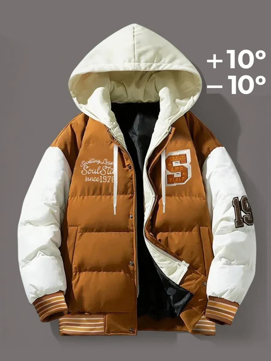 Бомбер оверсайз утепленный зимний куртка y2k