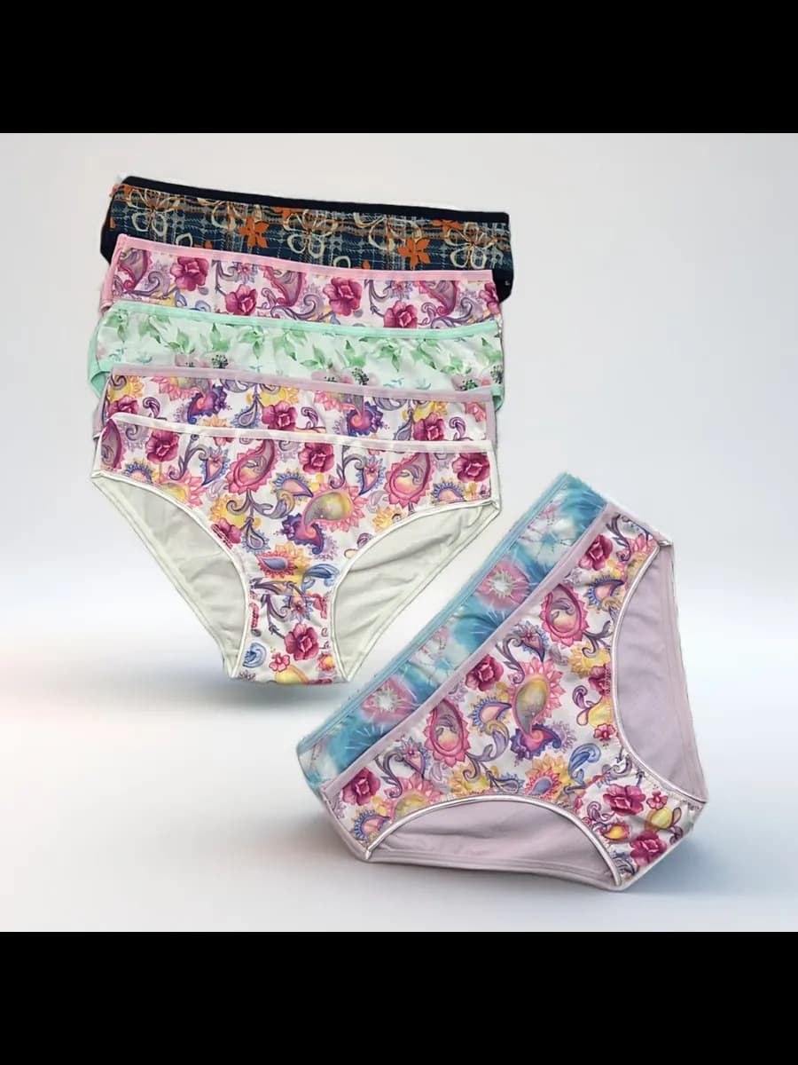 Трусы женские слипы хлопок неделька 7 шт
