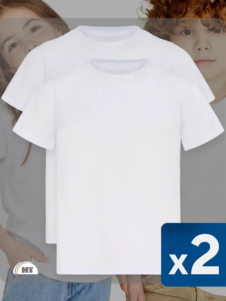 Набор футболки 2 шт. для мальчика, девочки, подростка - фото 1