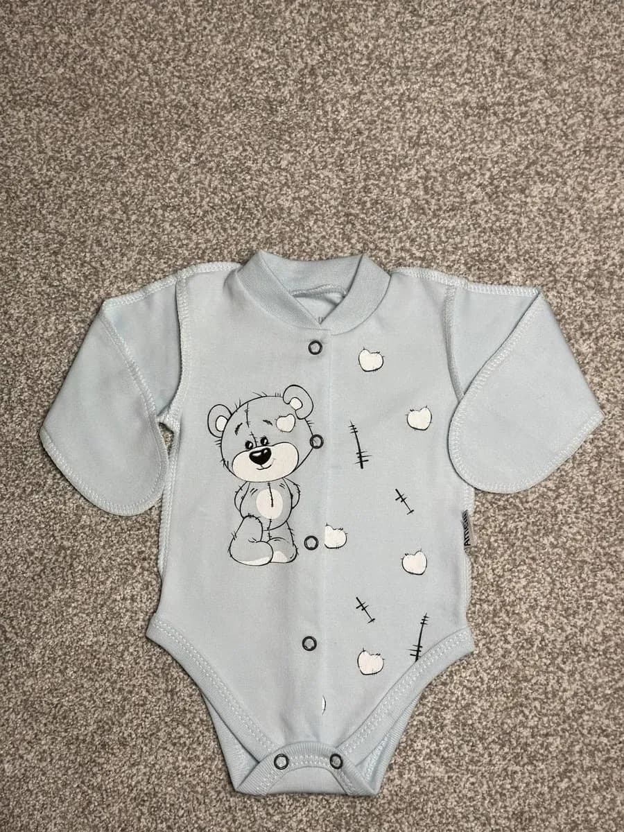 Боди с длинным рукавом для новорожденных тедди - фото 1