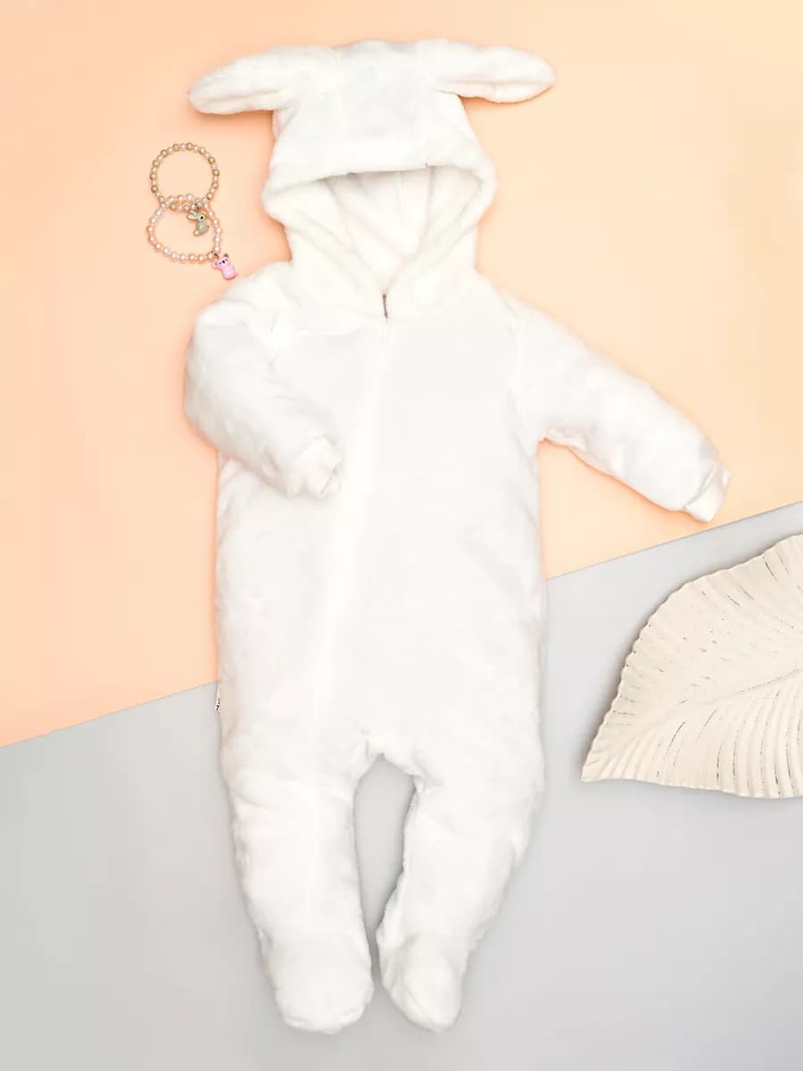 плюшевый комбинезон для новорожденного