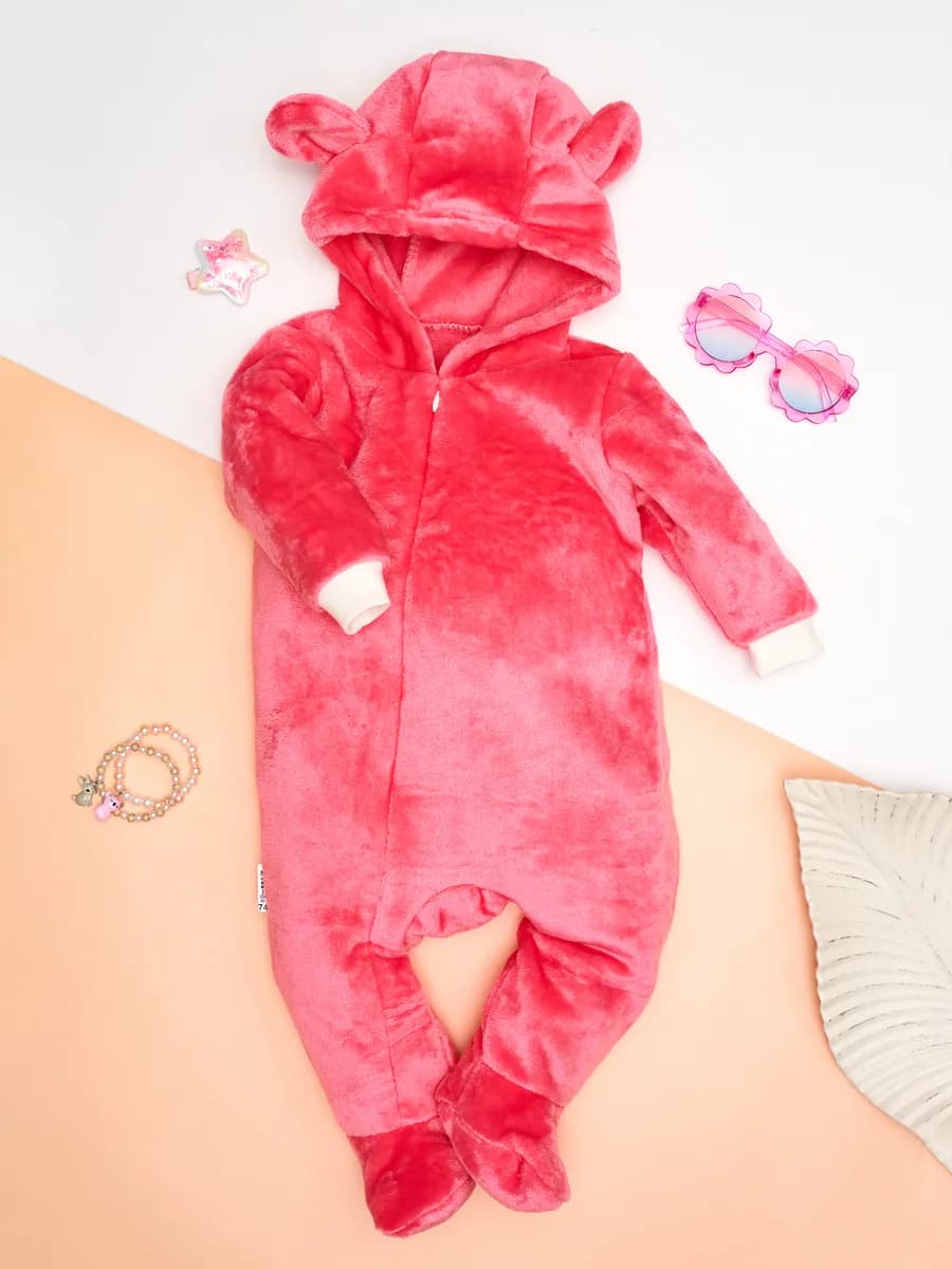 плюшевый комбинезон для новорожденного