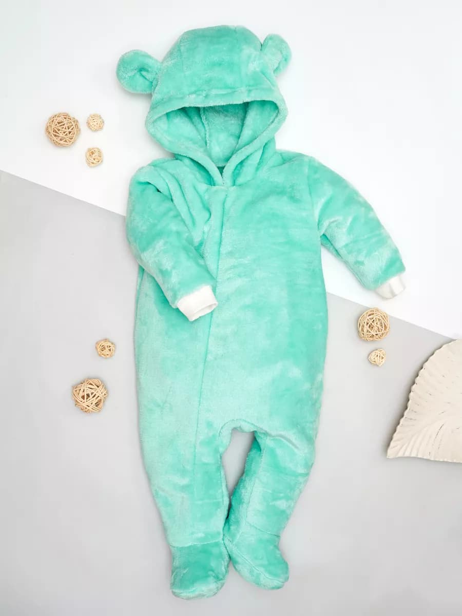 Плюшевый комбинезон для новорожденного - фото 1