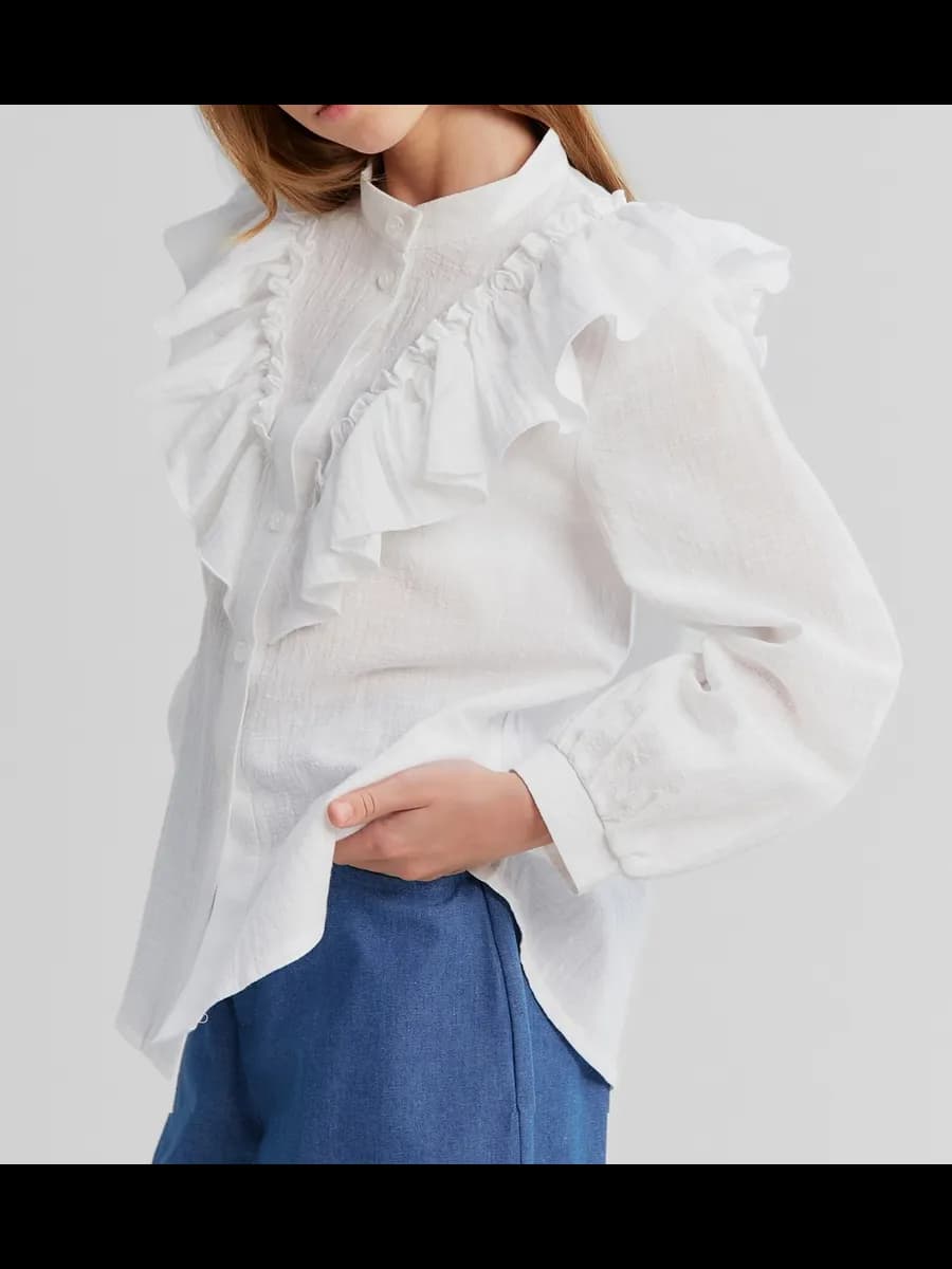 Блузка школьная детская