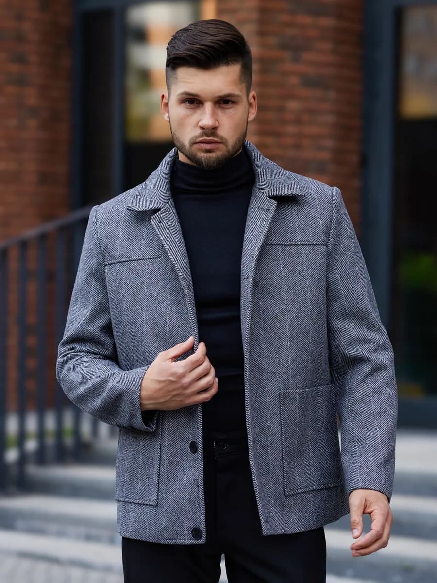 Пальто мужское короткое