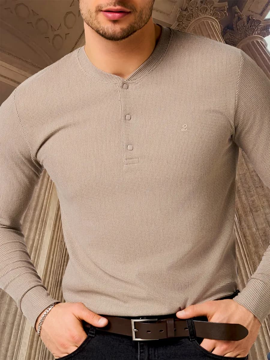 Кофта мужская Турция джемпер поло больших размеров