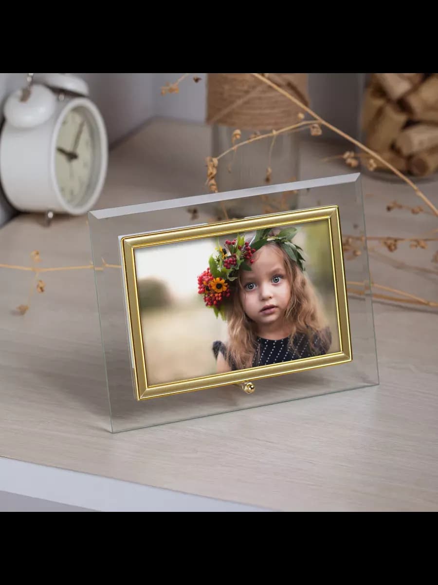 Фоторамка семейная настольная 10х15 стекло