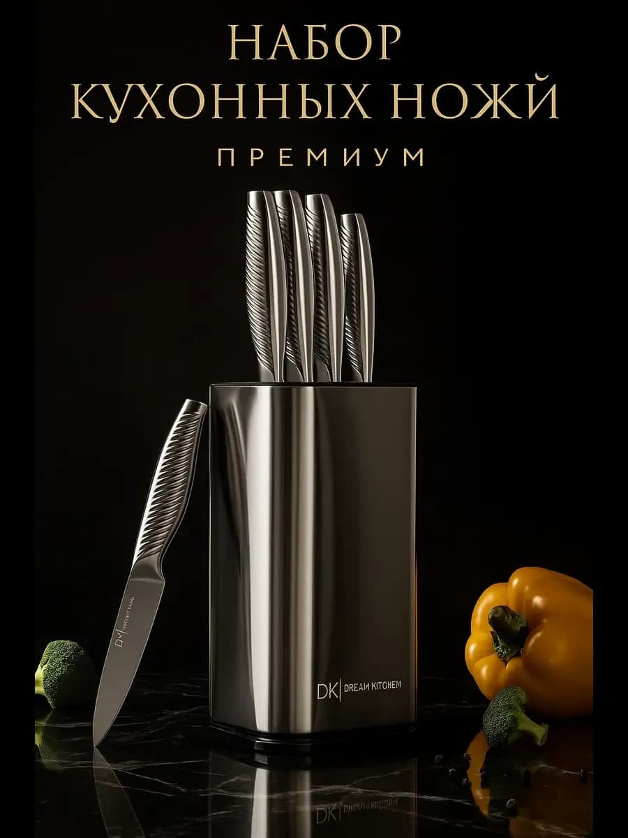 Ножи для кухни и дома с подставкой